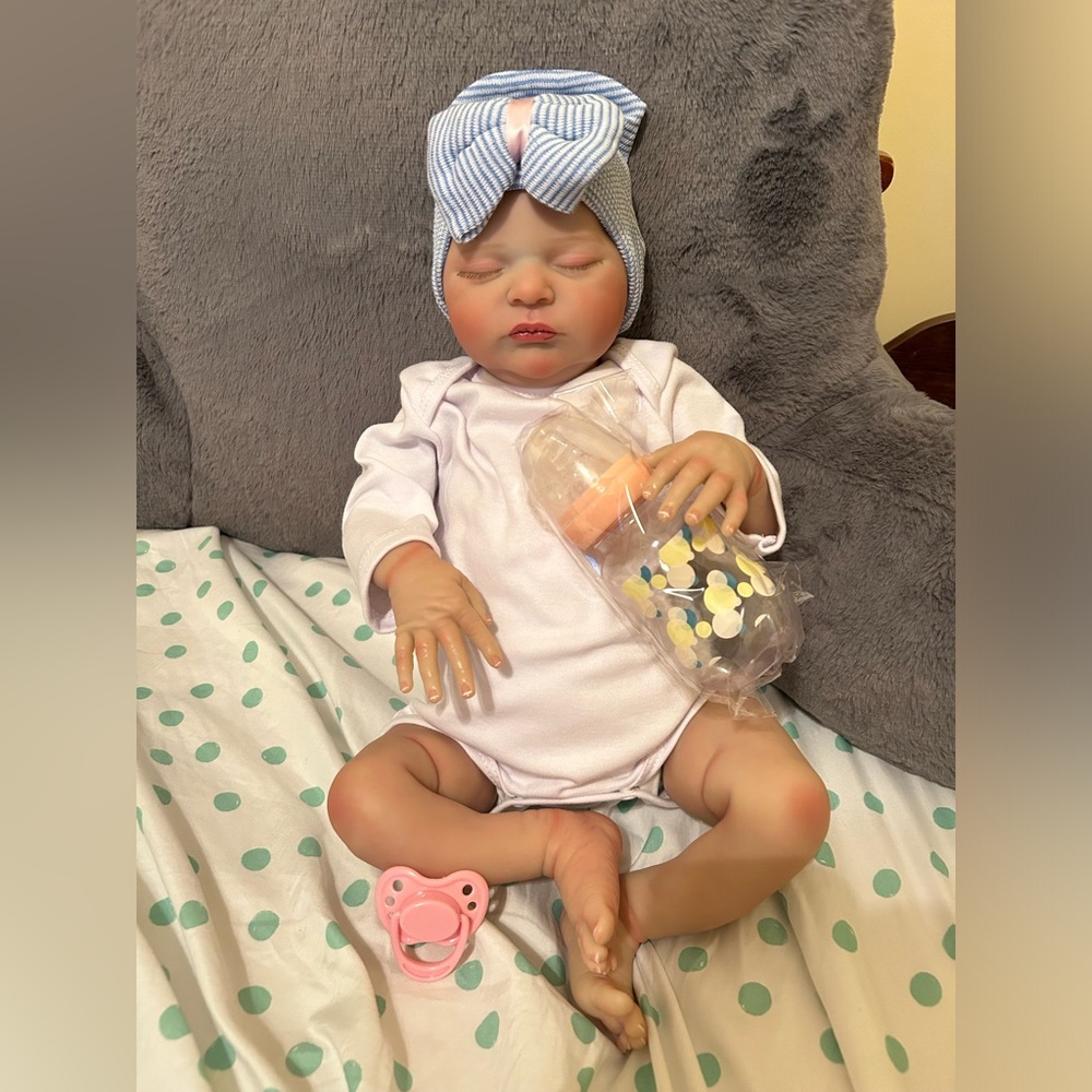 Reborn lifelike baby girl doll